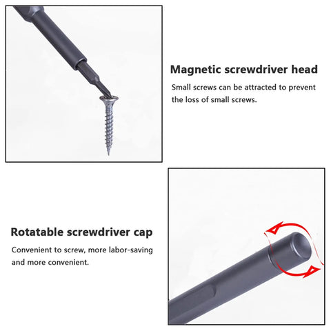 Pro 63 In 1 Precision Screwdriver Set With Torx Phillips Bits and Magnetic Hex Drivers For Rock Solid Phone Laptop Watch Camera Repair Kit In Sleek Black Aluminum Case magnetic tip and rotating cap