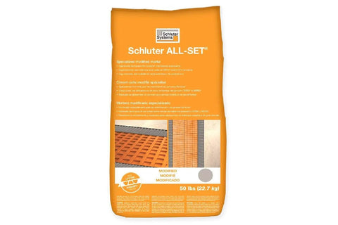 All Set Modified Grey Thinset Mortar For Tile A Workhorse Sag Resistant Smooth And Creamy Easy To Spread Perfect For Ceramic Porcelain And Stone Tiles Including Large Heavy Tiles 50 Pound Bag