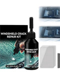 Windshield Crack Repair Kit For Cars And Glass Quick Fix Chip And Scratch Repair Liquid DIY Auto Glass Repair Tool Set Easy To Use