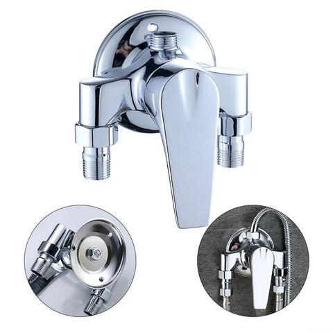 Modern Universal Ch Shower Mixer Faucet Deck Mount Hot & Cold Water Sink T & Shower Fixtures for ContemporaBathrooms and Kitchens side view