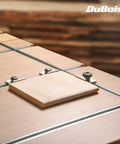Heavy Duty Universal Aluminum T Track Four Pack With Smooth Double Cut Channels and Predrilled Mounting Holes for Sweet Woodworking Jigs Router Tables Drill Presses And Shop Bench Mods on a flat surface.