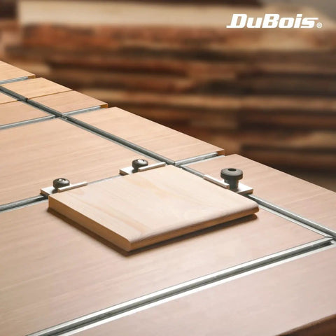 Heavy Duty Universal Aluminum T Track Four Pack With Smooth Double Cut Channels and Predrilled Mounting Holes for Sweet Woodworking Jigs Router Tables Drill Presses And Shop Bench Mods on a flat surface.