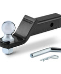 Trailer Hitch Ball Mount With 2 Inch Ball And Pin Fits 2 Inch Receiver 2 Inch Drop 6000 Lbs Capacity All Welded Steel Tow Kit