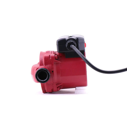 Beefy Three Speed 115V Cast Iron Water Circulator Pump For Hydronic Recirculation With One And A Half Inch Outlet side view