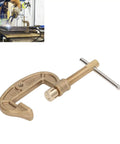 Heavy Duty Brass Welding Ground Clamp 300 Amp High Conductivity Earth Clamps For Gas And Argon Arc with 40mm jaw opening.