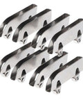 Full Extension Drawer Slides Kit, Stainless Steel Rails For Cabinets, 4 Or 8 Pack, Includes Glass Sliding Door Wheels And 5mm Track Clamp