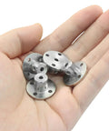 4 Pack 3mm Rigid Flange Shaft Couplings Made From Durable 45 Steel For Model Shafts And DIY Projects Easy Fit Rock Solid Strength For Robotics Miniatures And Hobby Upgrades, hand-held