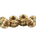 M3 Brass Heat Set Threaded Inserts Pack Of 120 Knurled Nuts For Plastic And Metal Assemblies M3x5x4 Size Built Tough Durable