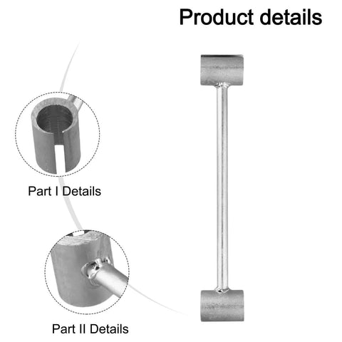 Detailed view of 4 In 1 Door Hinge Adjustment Tool For 8 To 25mm Hinges Wrench And Bender Gap Repair Ideal For Aligning Tightening And Adjusting Doors Heavy Duty Black Finish 2 Pack