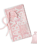 Pink Jumbo Plastic Gift Bag With Baby Girl Design Includes Tag And Tie 56 X 36 Inches Extra Large Perfect For Birthday Parties