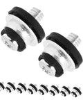 Ten Pack Hella Secure Self Tapping PC Case Screws For SSD Drive Mounting And Motherboard Hardware, black vibration dampening standoffs.