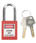 Lockout Tagout Kit With Non Conductive Padlock And 6 Hole Steel Hasp Tamper Proof For Industrial Equipment Maintenance Work 1 Inch Shackle Safe