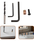 Metal Threaded Inserts Kit For Wood Furniture Assembly With Wrenches And Drill Bit Screw In Fasteners For Shelving DIY Projects Concealed Nuts
