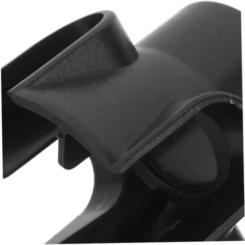 Universal Facial Steamer Nozzle Mount Base Replacement Part With Pro Grade Mist Distribution And Limescale Prevention For Salon Esthetician Machines Plastic Holder, black plastic close-up