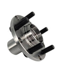 Front Wheel Hub And Bearing Kit With Seals And Retaining Clip Nut 2 Piece Replacement Set For Subaru Legacy Outback Impreza Forester And Baja 1990 To 2004 Without ABS, showing product front view