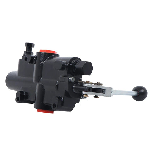 2750 PSI Hydraulic Log Splitter Directional Control Valve With Auto Return Detent Lever And 21 GPM Flow SAE Inlet And Outlet