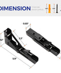 Dimensions of Heavy Duty Stainless Steel Folding Shelf Brackets 6 Inch Set Of 4 Black Wall Mounted Foldable Table Hinge