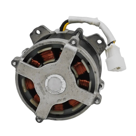 High Power Brushless Motor With 24V 36V 48V Neodymium Magnet for Electric Bikes and Scooters, showing internal coils and durable design.