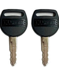 Set Of 2 Replacement Keys For Standard Service Body Latches With Key Code 0001 And Push Button Actuator Black Heavy Duty Spare Keys For Work Trucks Utility Bodies And Vans, black Knapheide keys