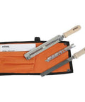 All In One Saw Chain Filing Kit For 0.325 Inch Pitch And 3/16 Inch Filing Diameter With Filing Guide Round File With Handle