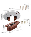 Drawer Glide Kit With Plastic Rollers For Bottom Mount Slides, Replacement Track Guide For Cabinet And Dresser Repair
