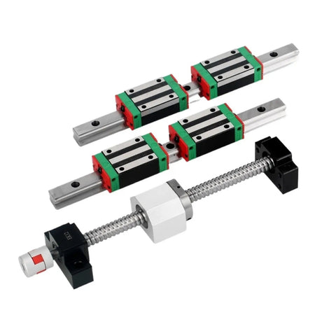 Awesome High Precision Linear Guide Rail Kit With SFU1605 Ball Screw And Four HGH20CA Carriage Blocks For 2450mm Length Smooth Motion And Low Friction DIY CNC Projects Or Custom Builds Need Zero Maintenance And Easy Install For Serious Makers. 2450mm linear rail kit with SFU1605 ball screw and four HGH20CA blocks