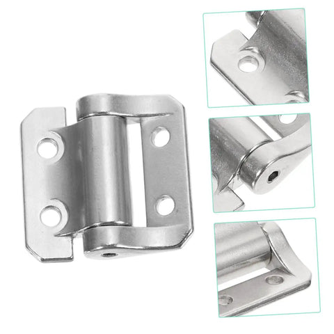 Soft Close Metal Cabinet Door Hinge With Damping High Torque 3 Nm Thickened Zinc Alloy Silver Finish For Kitchen Cabinets Replacement Hardware Premium Durable Easy Install For Quiet Operation In Modern Homes hinge in silver with multiple angles shown.