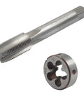 M16 1.5 Metric Tap And Die Set For Precision Threading featuring high-speed steel tap and alloy steel round die.