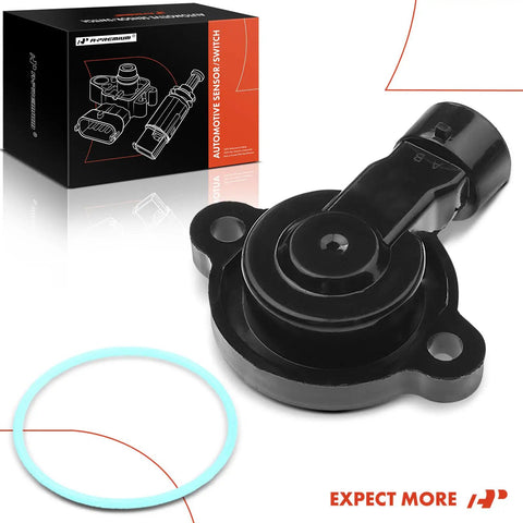 TPS Throttle Position Sensor With 3 Pin Plug For Chevrolet Silverado Suburban Tahoe Impala Camaro Avalanche Astro Blazer Express Venture And More Direct Fit OE Replacement black sensor with connector and gasket