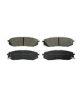 Ceramic Front Disc Brake Pad Set For Hyundai Sonata OE Style That Restores Like New Braking Quiet Operation With Noise Reducing Shim
