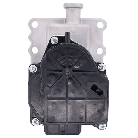 Front view of NewYall 4WD differential vacuum actuator, black plastic housing with metal mounting plate.