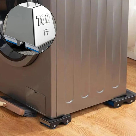 Heavy Duty Steel Roller Sofa Mover Tool With Moving Brakes And Non Slip Pads For Lifting Couches Fridge Up To 350kg Capacity, roller under appliance