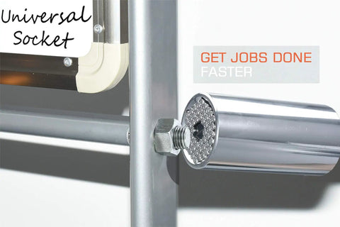 Self Adjusting Universal Socket Set Fits Three Eighths To One And One Sixteenth Inch And Nine Millimeter To Twenty Seven Millimeter shown in use