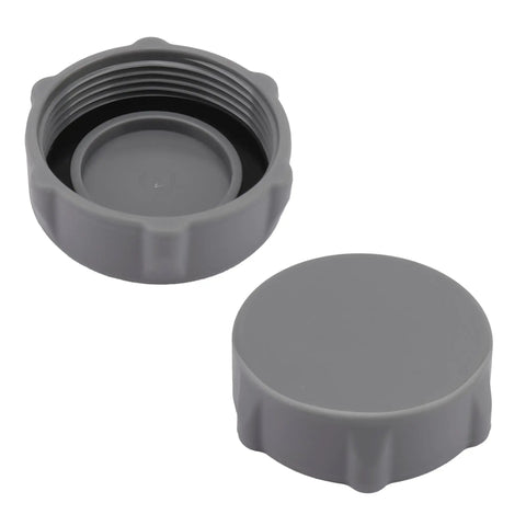 Heavy Duty Drain Valve Cap Replacement For Bestway And Coleman Above Ground Pools 2 Pack Gray P01006