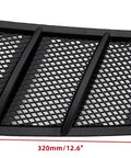 Pair Left Right Hood Air Vent Grille Cover For Mercedes Benz W166 ML GL GLE Class 2012 To 2016 with dimensions 145mm x 320mm