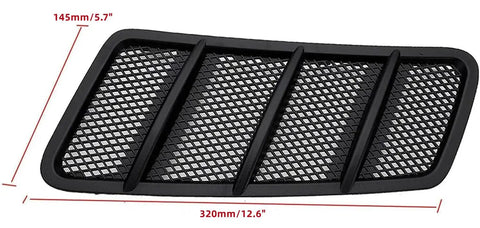Pair Left Right Hood Air Vent Grille Cover For Mercedes Benz W166 ML GL GLE Class 2012 To 2016 with dimensions 145mm x 320mm