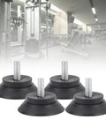 4 Pack Rubber Feet With Screw Mount Anti Slip Suction Cup Grips For Furniture And Gym Equipment All Surface Protection set