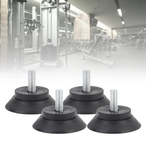 4 Pack Rubber Feet With Screw Mount Anti Slip Suction Cup Grips For Furniture And Gym Equipment All Surface Protection set
