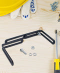 Two Sets Universal Mounting Brackets For CB Ham Radios, Transceivers And Scanners, Adjustable Width 6.3 To 10.6 Inches, Includes Screws