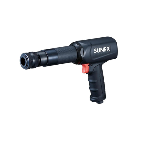 Long Barrel Air Hammer for Heavy Duty Demolition and Workshop Use, 2300 Blows Per Minute, 3.75 Inch Stroke, rugged CR-MO steel