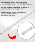Straight rod from Universal Exhaust Hanger Kit with Weld On Rods, 9.7 in long, 3/8 in thick zinc-plated low carbon steel for auto support