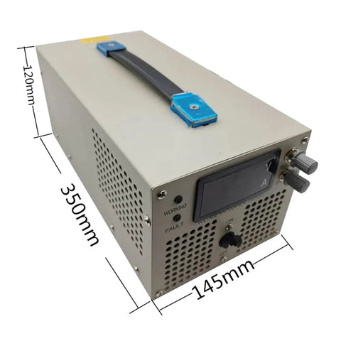 Beefy 2000W Adjustable DC Switching Bench Power Supply With High Precision 4-Digit LED Display, 24V-600V Output, Current 0-4A, Rock-Solid Stability, Low Ripple, And Fast Response, Fine Sensitivity Control, Ideal For Lab, DIY, And Pro Electronics, 350x145x120mm metal case