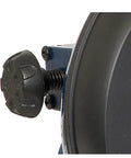 Close-up of adjustment knob on Variable Speed Belt and Disc Sander 1 Inch By 30 Inch Belt With 6 Inch Disc Three Quarter HP 120V Home Shop Tool.