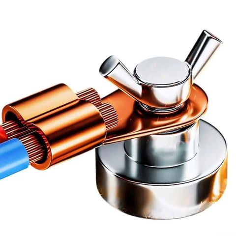 Heavy Duty Magnetic Welding Ground Base Clamp Holder For Welding Kit With Strong Magnet And Large Suction Pro Grade Copper Tail Clamps
