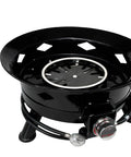 Smokeless 24 Inch Propane Fire Pit With Self Igniter 58K BTU Portable Outdoor Firebowl without cover and carry straps