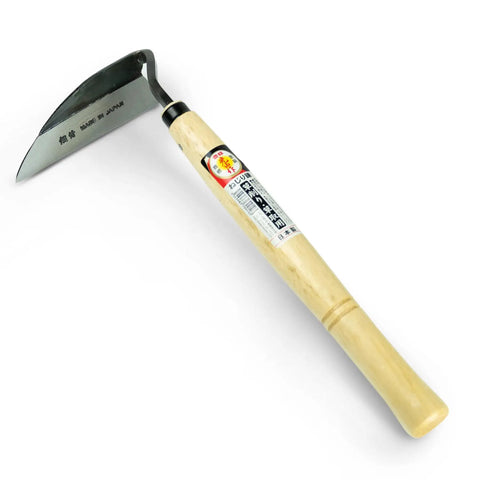 Compact Hand Weeding Sickle For Quick Surface Weed Removal In Narrow Beds And Tight Spaces, Twisted Blade Scrapes Just Below Soil