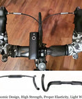 Ultra Light 31.8mm Carbon Road Bike Handlebar 400mm Wide Internal Routing 3K Matte Black Drop 127mm Reach 104mm T700 Fiber