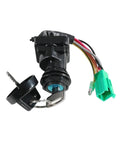 Upgrade Rig Safety With Sick Ignition Switch Set Plus Seat Latch Fuel Cap For ATVs Four Wheelers To Stop Theft Ensure Smooth Starts Keeping Machine Locked Down Enjoy Zero Stress On Adventures Without Risk Of Stolen Parts. ATV ignition switch with key and wiring connector