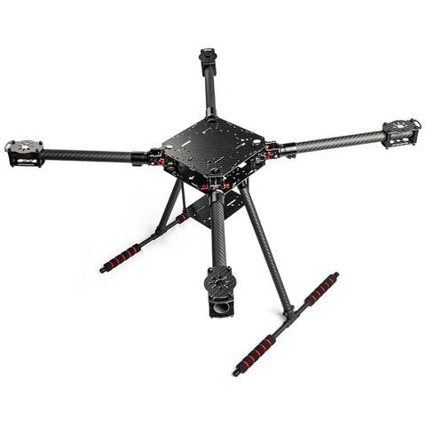 Foldable Carbon Fiber Quadcopter Frame For Heavy Lift Drones With 550/600/650/700mm Wheelbase And Carbon Landing Gear Perfect For Aerial Photography Mapping And Industrial Drone Applications