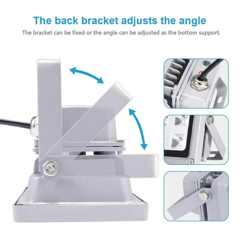 Adjustable back bracket for UV Resin Curing Light For 3D Printers With 360 Degree Rotating Solar Turntable 6x405nm LEDs
